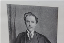 Circa 1908 Young Tom Morris Print Posing with the Challenge Belt Circa 1873