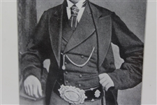 Circa 1908 Young Tom Morris Print Posing with the Challenge Belt Circa 1873