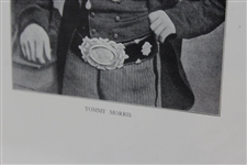Circa 1908 Young Tom Morris Print Posing with the Challenge Belt Circa 1873