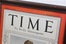 Bobby Jones Sept 22 1930 TIME Magazine with Jones on Cover - Framed