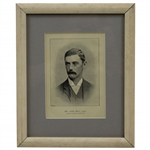 Circa 1890 John Ball Jr. 4x6 Print - Framed