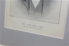 Circa 1890 John Ball Jr. 4x6 Print - Framed