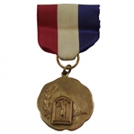 Woman Golfer & Laurel Branch Gold Colored - Inscribed  “low Net 1951”  with No club Affiliation