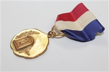 Woman Golfer & Laurel Branch Gold Colored - Inscribed  “low Net 1951”  with No club Affiliation