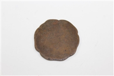 Vintage Framingham Country Club 'Goat' Medallion by John Frick with Engraved Name F. Schoble, Jr. (?) on Reverse 