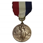 Vintage Hole-In-One Medal Presented by Makers of U.S. Golf Balls Medal with Ribbon