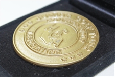 Four (4) Houston Golf Association Uninscribed Medals - Gold, Silver, & Two Bronze