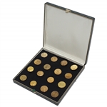 Sixteen (16) Blazer Buttons Collection with Club Insignia - R&A Golf Club, Royal Perth, Royal St. Georges, Monifieth, Morton Hall, etc