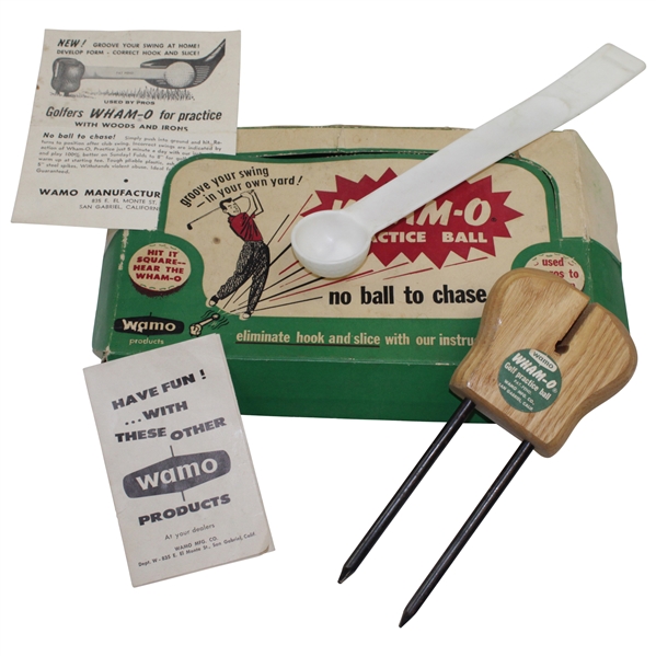 Classic “Wham-O” Practice Aid in Original Box with Components - WAMO Mfg. Co.