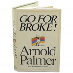 Arnold Palmer Signed & Inscribed Uncommon First UK Edtition Go for Broke Book JSA ALOA