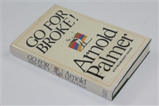 Arnold Palmer Signed & Inscribed Uncommon First UK Edtition 'Go for Broke' Book JSA ALOA