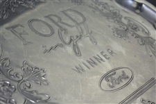 Ford Motor Company metal advertising tray 8”   “FORD in Golf”