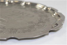Ford Motor Company metal advertising tray 8”   “FORD in Golf”