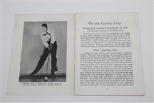 Bobby Jones Signed 1935 'Rights and Wrongs of Golf' Spalding Booklet JSA ALOA