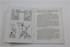 Bobby Jones Signed 1935 'Rights and Wrongs of Golf' Spalding Booklet JSA ALOA