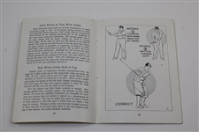 Bobby Jones Signed 1935 'Rights and Wrongs of Golf' Spalding Booklet JSA ALOA