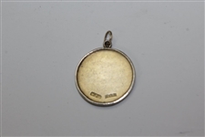 Royal Liverpool Golf Club 'Far and Sure' Sterling Silver Uninscribed Gold Wash Medal