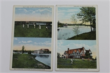 Three Bobby Jones Postcards: Bobby Jones exhibition at the Shenvalee Hotel & Two Postcards from Bobby Jones’ Home Club