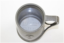 Art Deco Glass Bottom The 19th Hole Hindley Hall Golf Club English Pewter Tankard