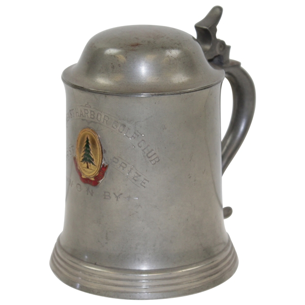 Northeast Harbor Golf Club First Prize Pewter Tankard Trophy