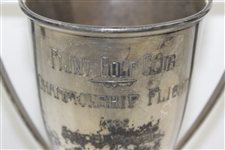 1932 Flint Golf Club Championship Flight 2-Handle Trophy Won by Amy E. Powell