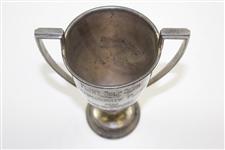 1932 Flint Golf Club Championship Flight 2-Handle Trophy Won by Amy E. Powell
