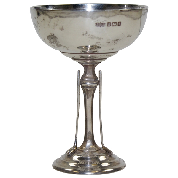 Vintage Sterling Silver Cup with Golf Club Base