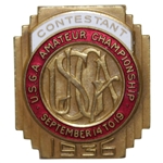 1936 US Amateur at Garden City Contestant Badge