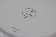 2015 Augusta National Golf Club Ltd Ed Employee Masters Gift Tiffany & Co Beautification Plates In Box with Card