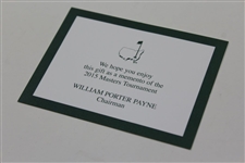 2015 Augusta National Golf Club Ltd Ed Employee Masters Gift Tiffany & Co Beautification Plates In Box with Card