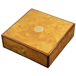 2012 Augusta National Golf Club Ltd Ed Employee Masters Gift Burlwood Box In Bag with Card