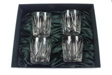 2002 Augusta National Golf Club Ltd Ed Employee Masters Gift Four (4) Old Fashion/Rocks Glasses 4/4