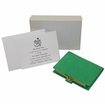 1973 Augusta National Golf Club Ltd Ed Employee Masters Gift French Purse in Box with Card