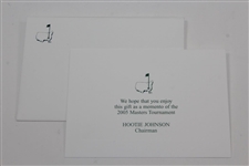 2005 Augusta National Golf Club Ltd Ed Employee Masters Gift Cashmere Blanket in Box with Card