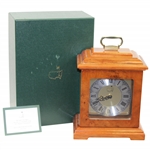 2013 Augusta National Golf Club Ltd Ed Employee Masters Gift Burlwood Clock in Box with Card