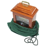 2013 Augusta National Golf Club Ltd Ed Employee Masters Gift Burlwood Clock in Box with Card