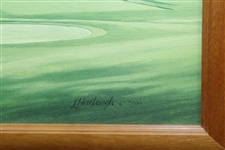 2000 Augusta National Golf Club Ltd Ed Masters Employee Gift Linda Hartaugh Framed Print - Hole No. 4