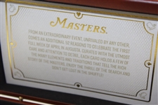 Deluxe Augusta National Golf Club Masters Playing Card Sets In Cherry Wood Box - Unopened