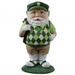 2018 Masters Tournament Ltd Ed Golfer Gnome with Argyle Sweater In Original Box