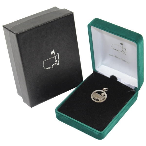 Masters Tournament .925 Sterling Silver Logo Pendant In Box