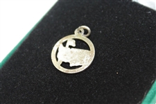 Masters Tournament .925 Sterling Silver Logo Pendant In Box