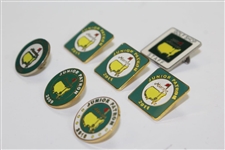Three (3) 2011 Junior Patron Pins, 2008 Golf Shop Staff Pin, & 2008-2010 Junior Patron Pins