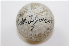 Robert 'Bobby' T. Jones, Jr. Signed Spalding Mesh Pattern Golf Ball with Provenance JSA FULL #98454BB
