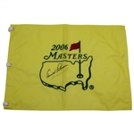 Arnold Palmer Signed 2006 Masters Embroidered Flag with Years Won Notation JSA ALOA