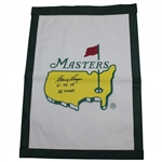 Gary Player Signed Undated Masters Garden Flag with Years Won & 52 Times Notation JSA ALOA