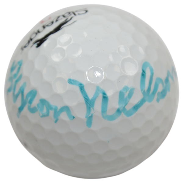 Byron Nelson Signed Masters Logo Slazenger Golf Ball JSA ALOA