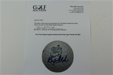 Ray Floyd Signed Augusta National Golf Club Logo Titleist Golf Ball JSA ALOA