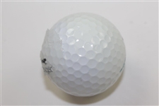 Art Wall Signed Masters Logo Slazenger Golf Ball JSA ALOA