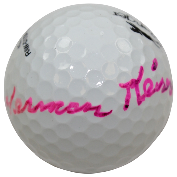 Herman Keiser Signed Masters Logo Slazenger Golf Ball JSA ALOA