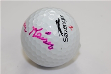 Herman Keiser Signed Masters Logo Slazenger Golf Ball JSA ALOA